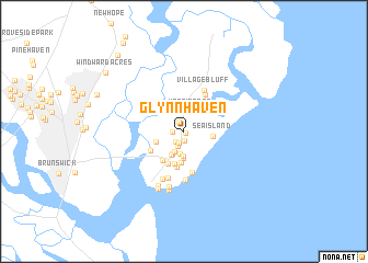 map of Glynn Haven