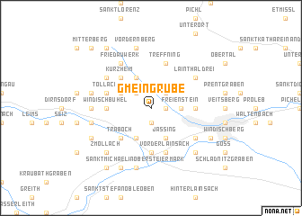 map of Gmeingrube