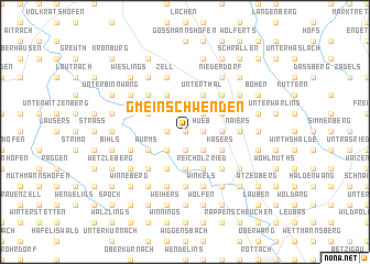 map of Gmeinschwenden