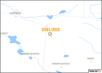 map of Gmelinka
