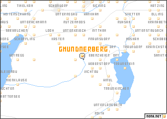 map of Gmundnerberg