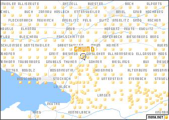 map of Gmünd