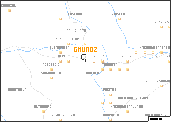 map of G. Muñoz