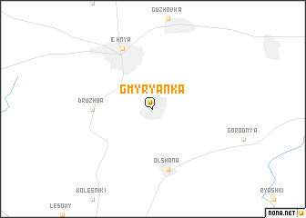 map of Gmyryanka