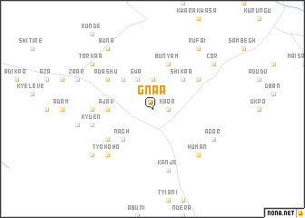 map of Gnaa