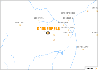 map of Gnadenfeld