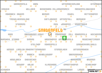 map of Gnadenfeld