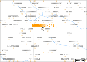 map of Gnaguidikopé