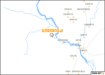 map of Gnamandji