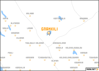 map of Gnamkili