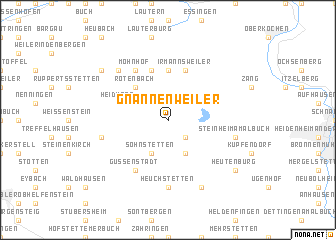 map of Gnannenweiler