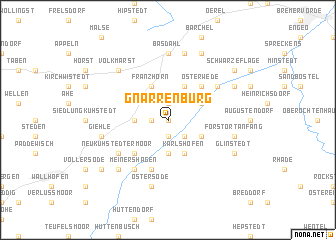 map of Gnarrenburg