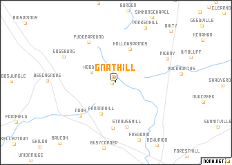 map of Gnat Hill