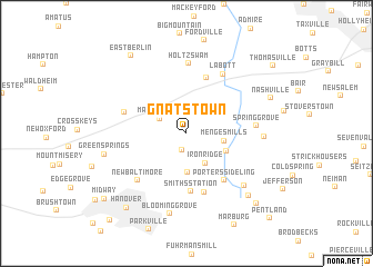 map of Gnatstown