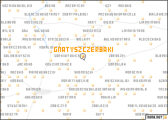 map of Gnaty Szczerbaki