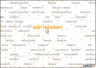 map of Gnaty Wieśniany