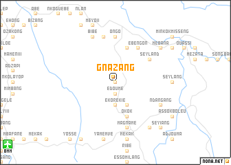 map of Gnazang