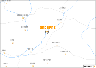 map of Gndevaz