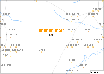 map of Gnéréamadia