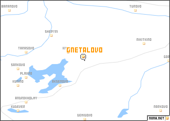 map of Gnetalovo