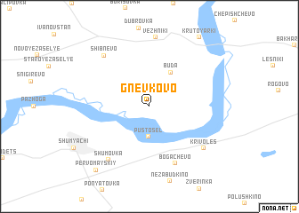 map of Gnevkovo