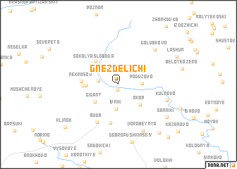 map of Gnezdelichi