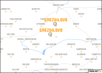 map of Gnezdilovo