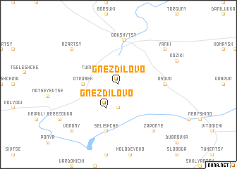 map of Gnezdilovo