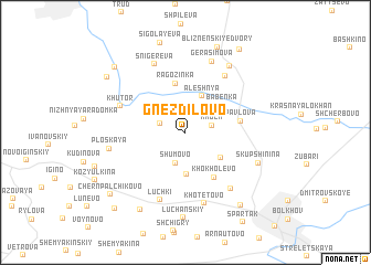 map of Gnezdilovo