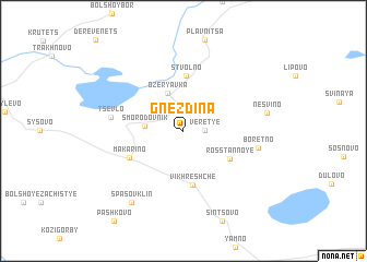 map of Gnezdina