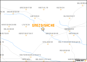 map of Gnezdishche