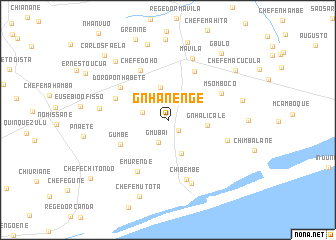 map of G. Nhanenge