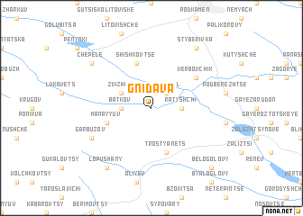 map of Gnidava