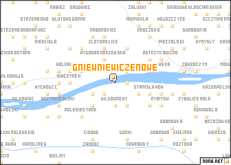 map of Gniewniewicze Nowe