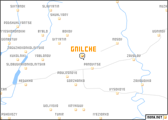 map of Gnilʼche