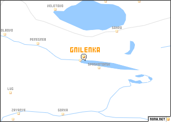 map of Gnilenka