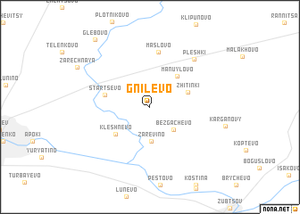 map of Gnilevo