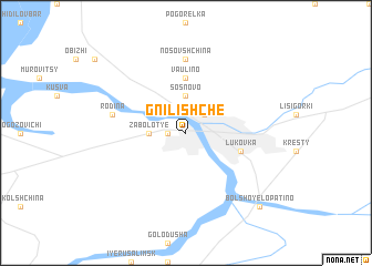 map of Gnilishche