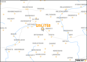 map of Gnilitsa