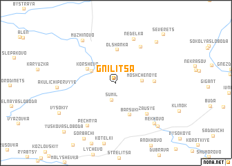 map of Gnilitsa