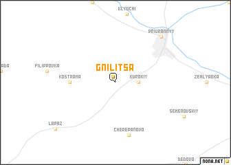 map of Gnilitsa