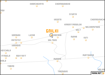 map of Gnilki