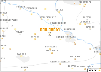 map of Gnilovody