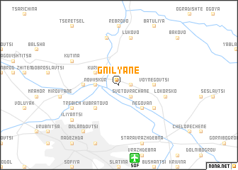 map of Gnilyane