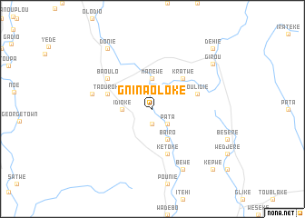 map of Gninaoloké