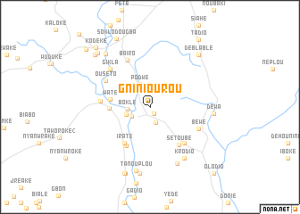 map of Gniniourou