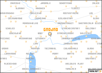 map of Gnojno