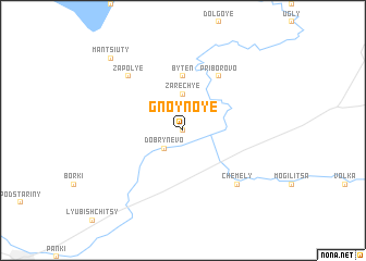 map of Gnoynoye