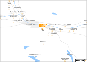 map of Gnun