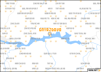 map of Gnyazdovo